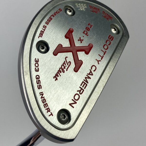 RH Titleist Scotty Cameron Red X 303 GSS Insert 35″ Putter Steel