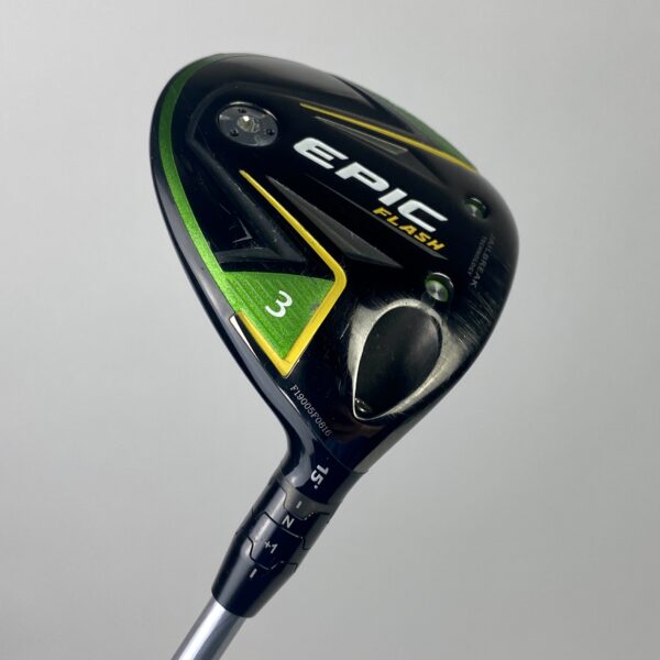Callaway Epic Flash Fairway 3 Wood 15* 6.0 65g Stiff Graphite Golf Club