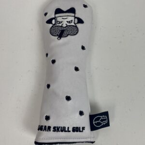 Sugar Skull Golf Mob Boss Cigar Limited Release Hybrid Headcover Head Cover White Sold Out