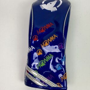 Very Nice Honma Driver Headcover Head Cover Blue/Silver Ships Free