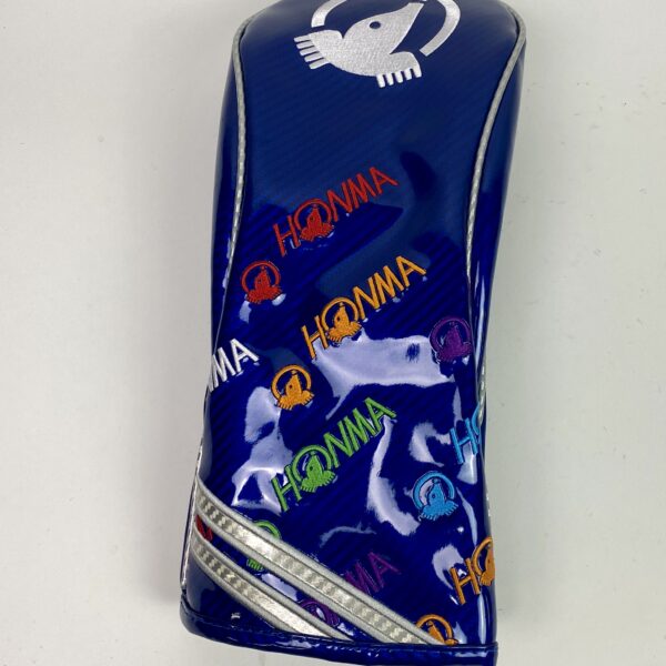 Very Nice Honma Driver Headcover Head Cover Blue/Silver Ships Free