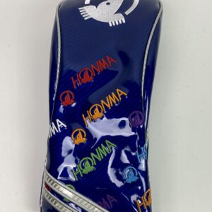 Very Nice Honma Driver Headcover Head Cover Blue/Silver Ships Free