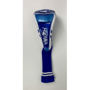 Honma Team Tour World Driver Headcover Head Cover Blue/White Ships Free