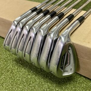 Used RH TaylorMade RSi 2 Irons 4-PW KBS 105g Stiff Flex Steel Golf Club Set