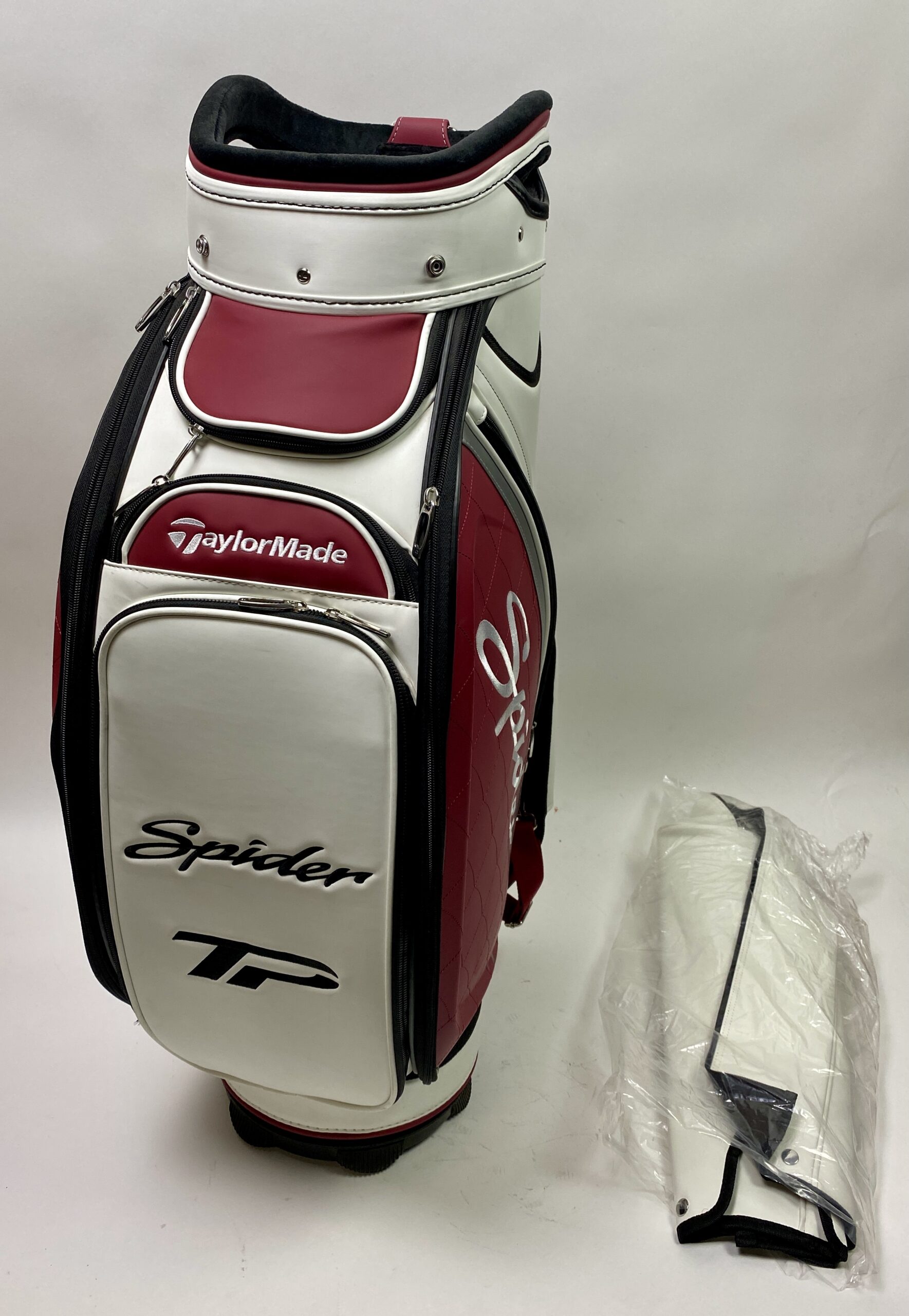New Taylormade Golf Spider Staff Bag Red/Black/White – SwingPoint