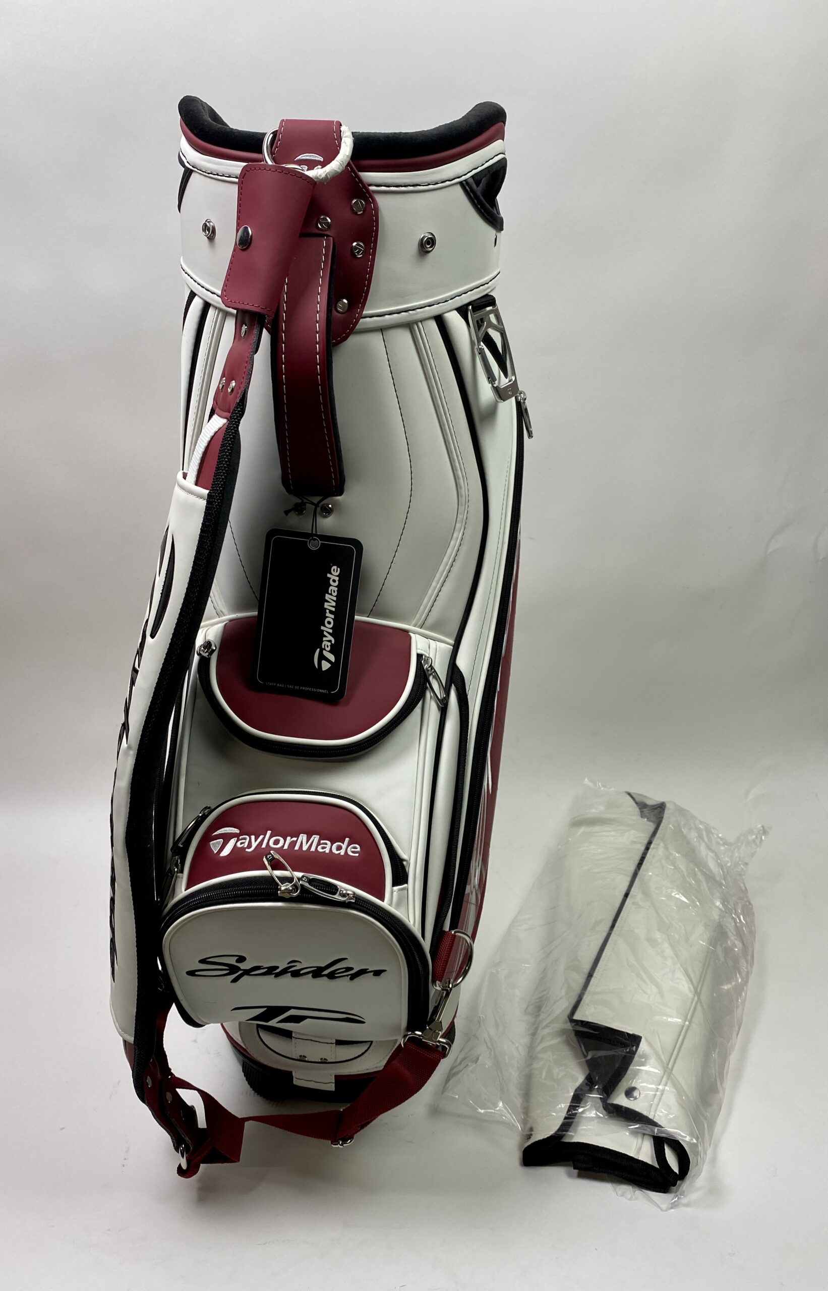 TaylorMade Spider ゴルフバッグ New Taylormade Golf Spider Staff Bag Red/Black/White · SwingPoint