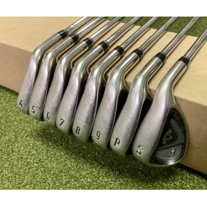 RH Callaway X2 Hot Irons 4-PW/SW SpeedStep 85g Regular Flex Steel Golf Set