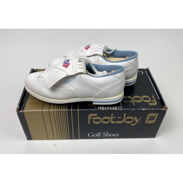 New FootJoy Green Joys Womens Size 6 Golf Shoes Metal Spike  display picture 1