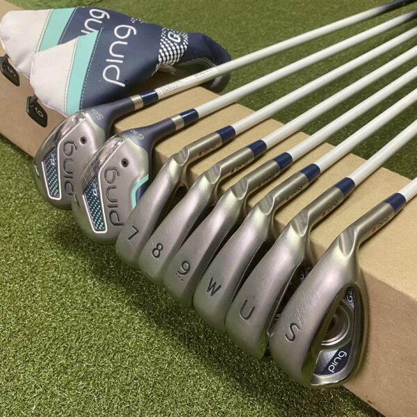 Ping Red Dot G Le Combo Irons 5H 6H 7-PW/UW/SW Ladies Graphite Golf Club Set