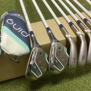 Ping Red Dot G Le Combo Irons 5H 6H 7-PW/UW/SW Ladies Graphite Golf Club Set