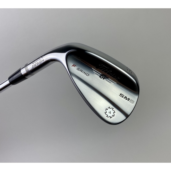 LH Titleist Vokey SM6 F Grind Tour Chrome Wedge 52*-12 Wedge Flex