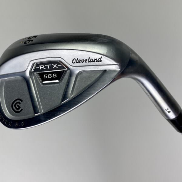 Used RH Cleveland RTX 588 Rotex 2.0 Wedge 56* S200 Flex Steel Golf Club