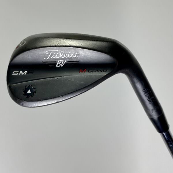 Titleist Vokey SM6 M Grind Jet Black Wedge 60*-08 Wedge Flex Steel Golf Club