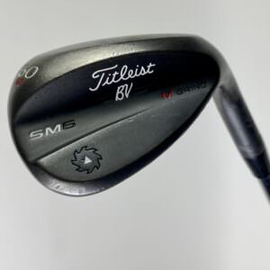 Titleist Vokey SM6 M Grind Jet Black Wedge 60*-08 Wedge Flex Steel Golf Club