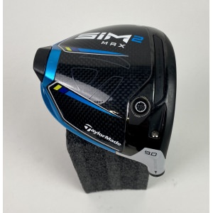 Tour Issued RH 2021 TaylorMade SIM 2 MAX Driver 9* HEAD ONLY Golf Club + Sign