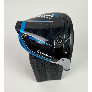 Tour Issued RH 2021 TaylorMade SIM 2 MAX Driver 9* HEAD ONLY Golf Club + Sign