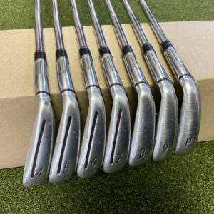 Used RH TaylorMade M3 Irons 4-PW KBS Tour Stiff Flex Steel Golf Club Set