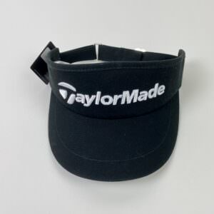 New with Tags Taylormade Golf Black High Crown Visor - Headwear Adjustable