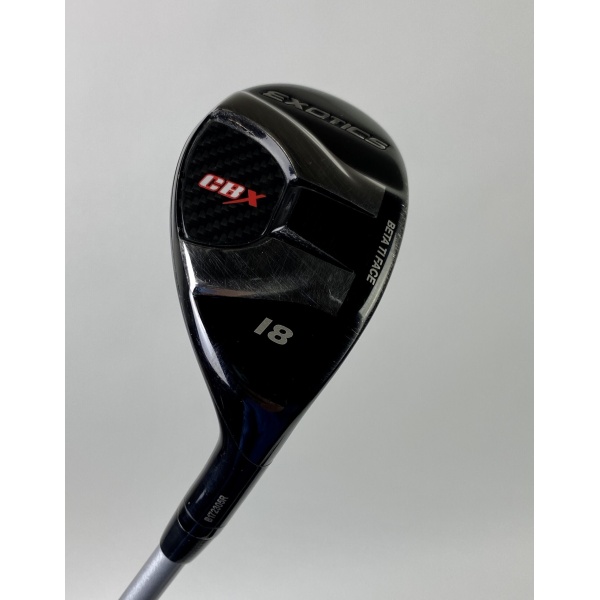 Tour Issue Tour Edge Exotics CBX Hybrid 18* Basileus 90g X-Stiff Graphite Golf