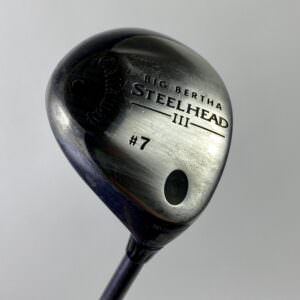 Used RH Callaway Golf Big Bertha Steelhead III #7 Fairway Wood Regular Flex