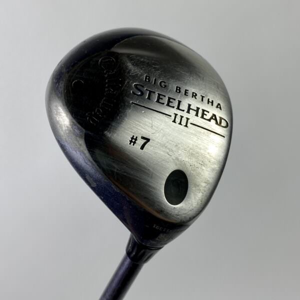 Used RH Callaway Golf Big Bertha Steelhead III #7 Fairway Wood Regular Flex