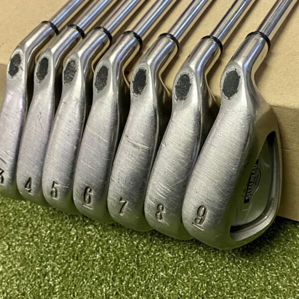 Right Handed Callaway Steelhead X-14 Irons 3-9 Uniflex Steel Golf Club Set