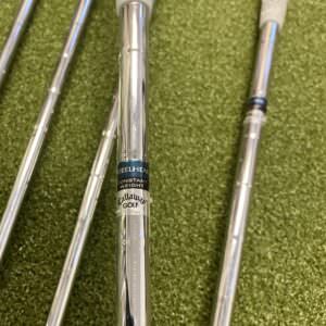 Right Handed Callaway Steelhead X-14 Irons 3-9 Uniflex Steel Golf Club Set