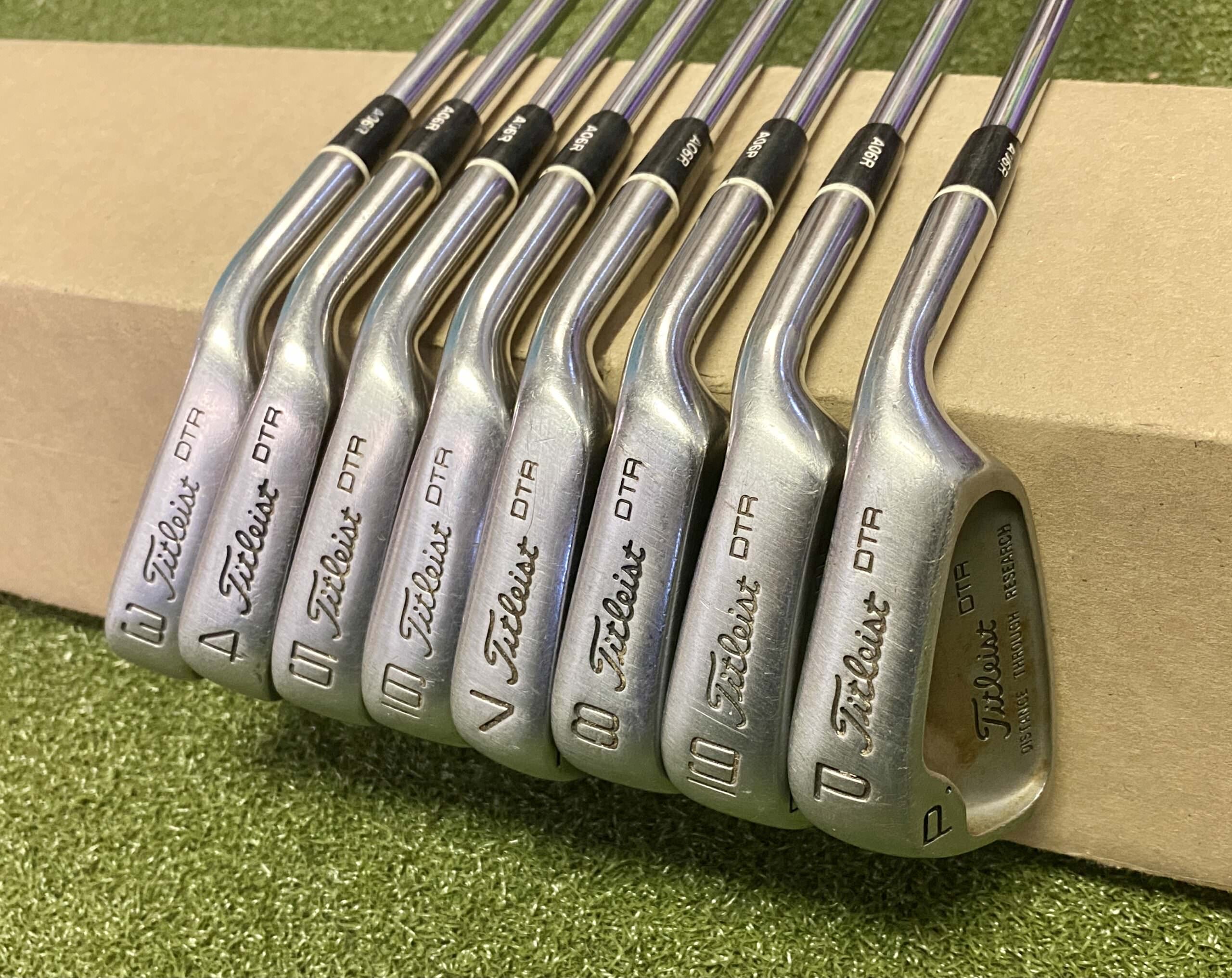 Vintage titleist DTR iron set factory 3-PW