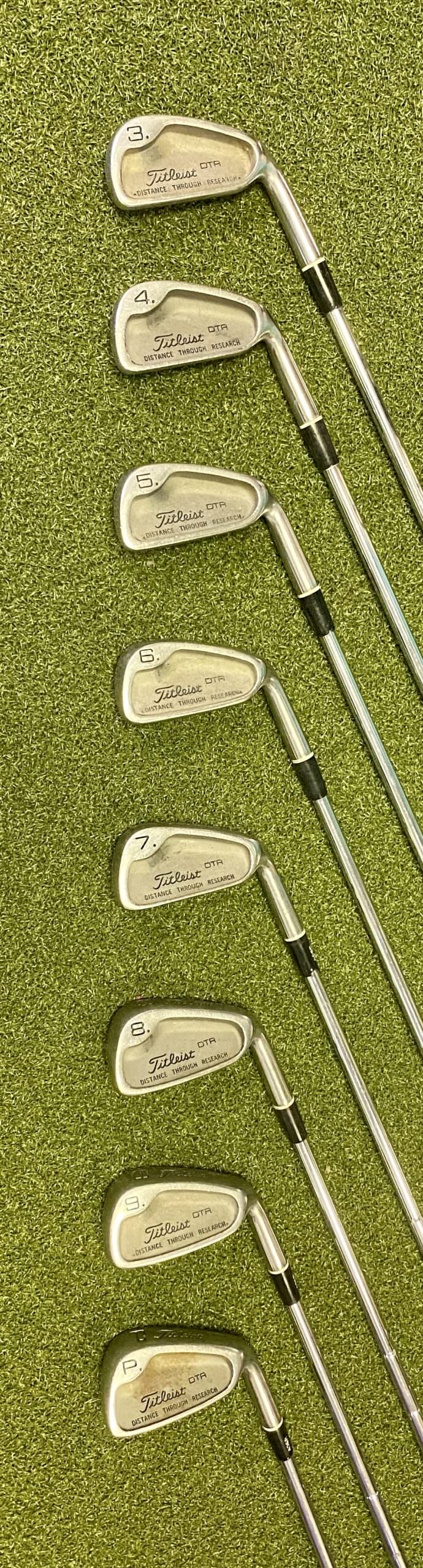 Used Right Handed Titleist DTR Irons 3PW Regular Flex Steel Golf Set · SwingPoint Golf®