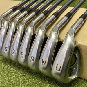 Used RH Ping Red Dot G Irons 4-PW/UW CFS 65g Senior Flex Graphite Golf Club Set