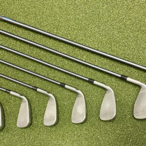 Used RH Ping Red Dot G Irons 4-PW/UW CFS 65g Senior Flex Graphite Golf Club Set