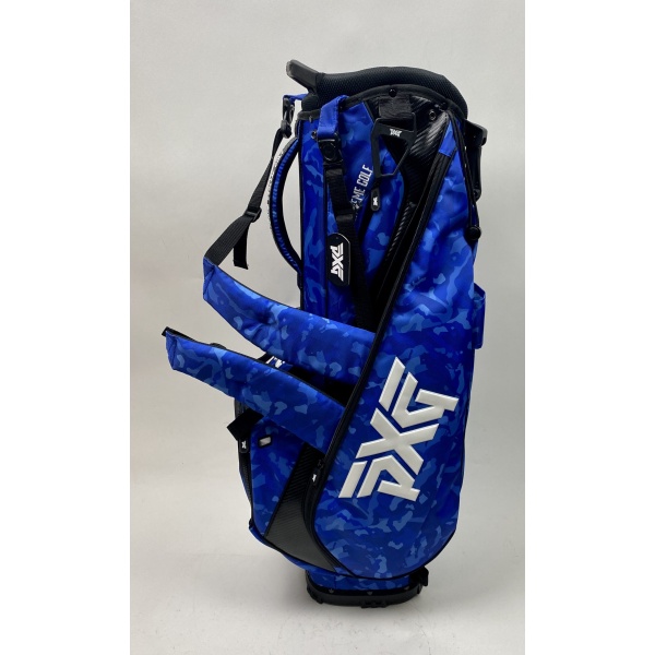 Brand New PXG Paratrooper Blue Carry Stand Bag Camo BackPack