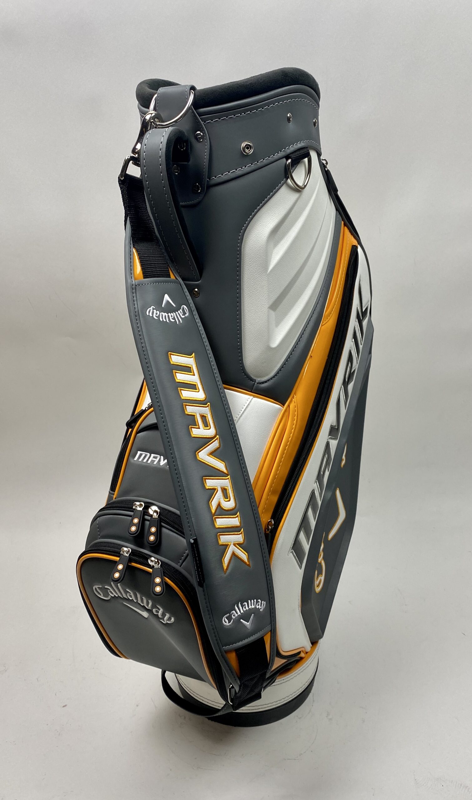 Callaway Mavrik Tour Mini Staff Golf Cart Carry Bag 6-Way White