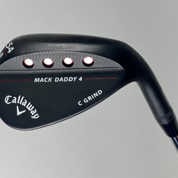 Callaway Mack Daddy 4  Milled Black Wedge 54*-8 C Grind Stiff Flex Steel Golf