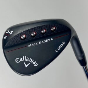 Callaway Mack Daddy 4  Milled Black Wedge 54*-8 C Grind Stiff Flex Steel Golf