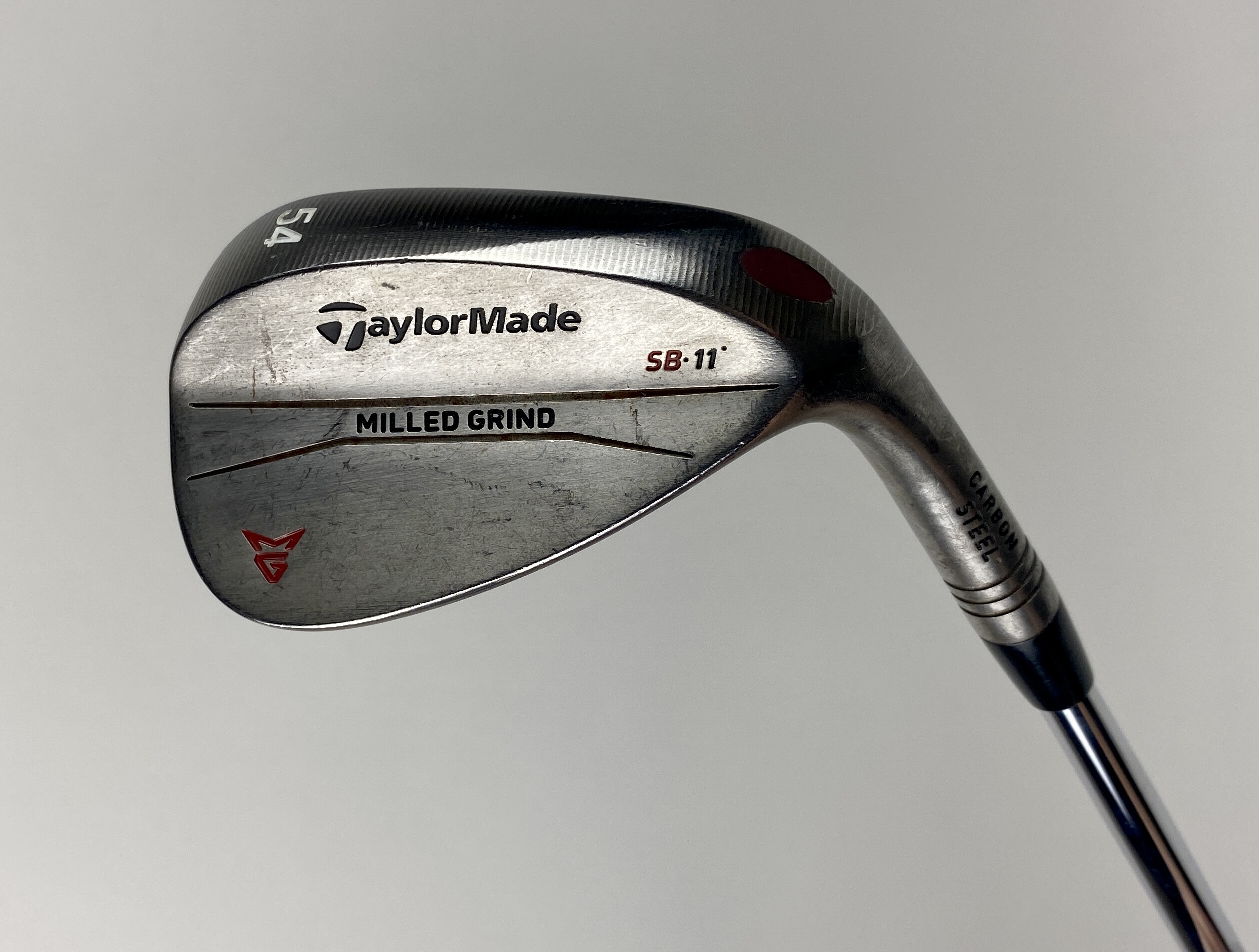 Tour Issued TaylorMade Milled Grind SB-11 Carbon Steel Wedge