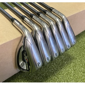 LH Callaway XR Irons 5-PW Project X 4.5 Senior Flex Graphite Golf Club Set