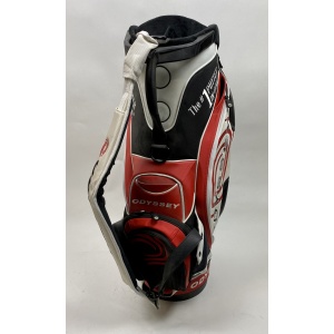 Odyssey Staff Golf Cart Carry Bag 6-Way White/Red/Black Free Shipping