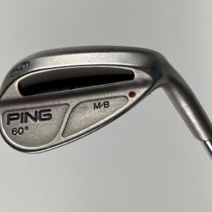 Used Right Handed Ping Red Dot MB 60* Lob Wedge Steel Golf Club Ships Free