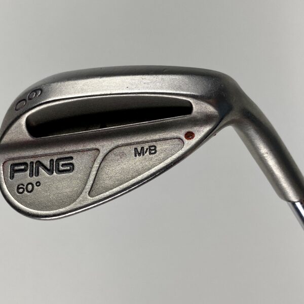 Used Right Handed Ping Red Dot MB 60* Lob Wedge Steel Golf Club Ships Free