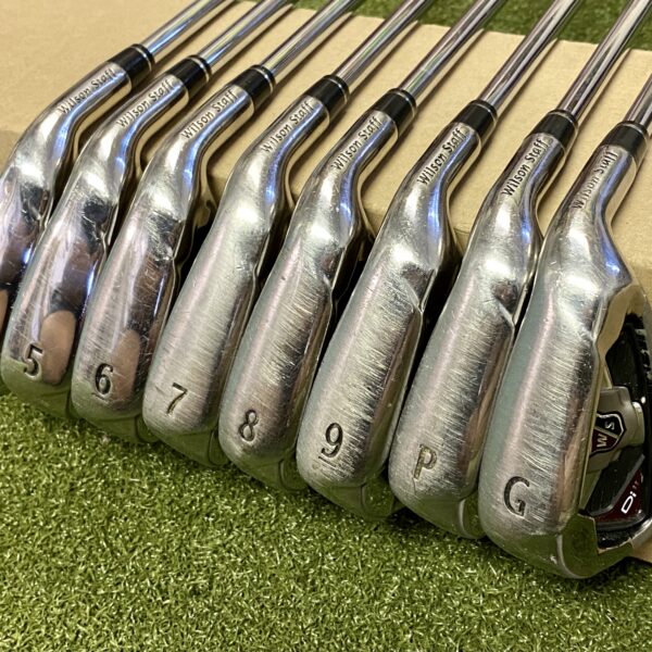 Used Right Handed Wilson Staff Di11 Irons 4-PW/GW Uniflex Steel Golf Club Set