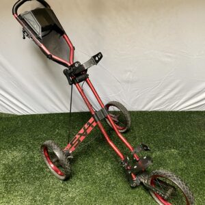 Sun Mountain 3 Wheel Speed Cart Golf Red Bag Boy Push Cart Ships Free