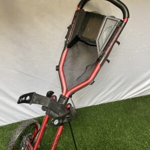 Sun Mountain 3 Wheel Speed Cart Golf Red Bag Boy Push Cart Ships Free