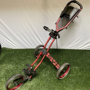 Sun Mountain 3 Wheel Speed Cart Golf Red Bag Boy Push Cart Ships Free