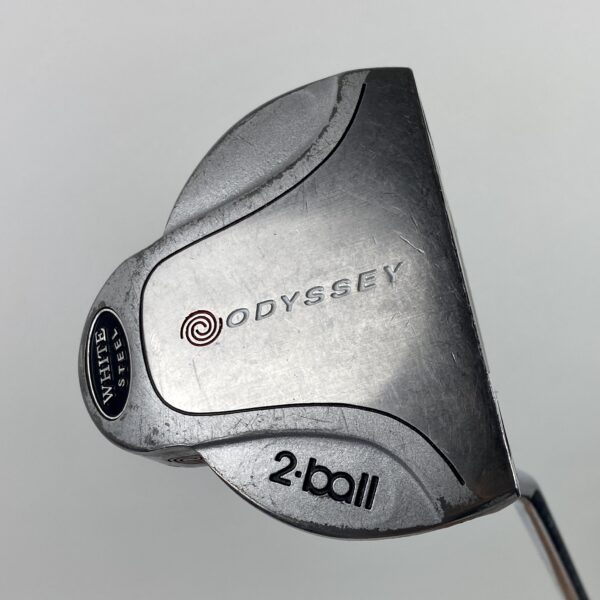 Used Right Handed Odyssey White Steel 2-Ball 34.5" Putter Steel Golf Club