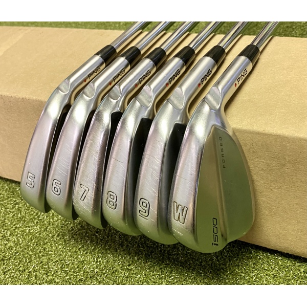 RH Ping Red Dot i210/i500 Irons 5-PW KBS Tour 105g Stiff Flex Steel Golf Set