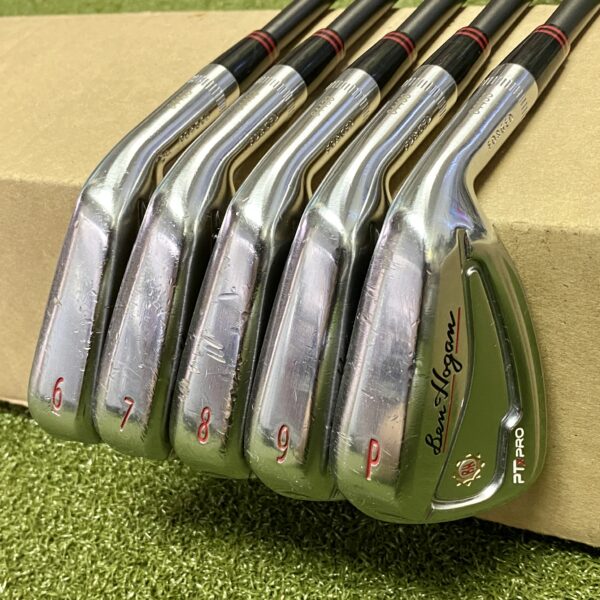 RH Ben Hogan PTx Pro Irons 6-PW recoil ES 760 F3 Regular Flex Graphite Golf Set