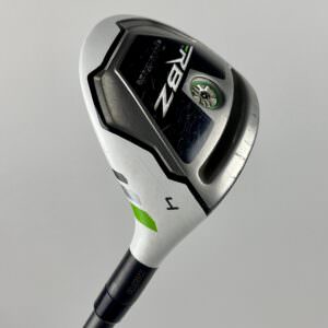 Used RH TaylorMade RBZ 4 Rescue Hybrid 22* 65g Regular Flex Graphite Golf Club