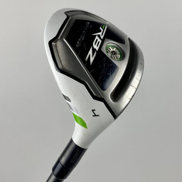 Used RH TaylorMade RBZ 4 Rescue Hybrid 22* 65g Regular Flex Graphite Golf Club