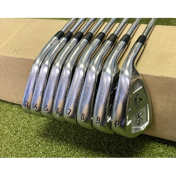 Used Callaway RAZR X Forged Irons 3-PW Project X 5.5 Firm Flex Steel Golf Set